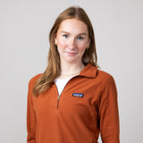 Patagonia Women's Micro D ¼ Zip Fleece in Burnished Red