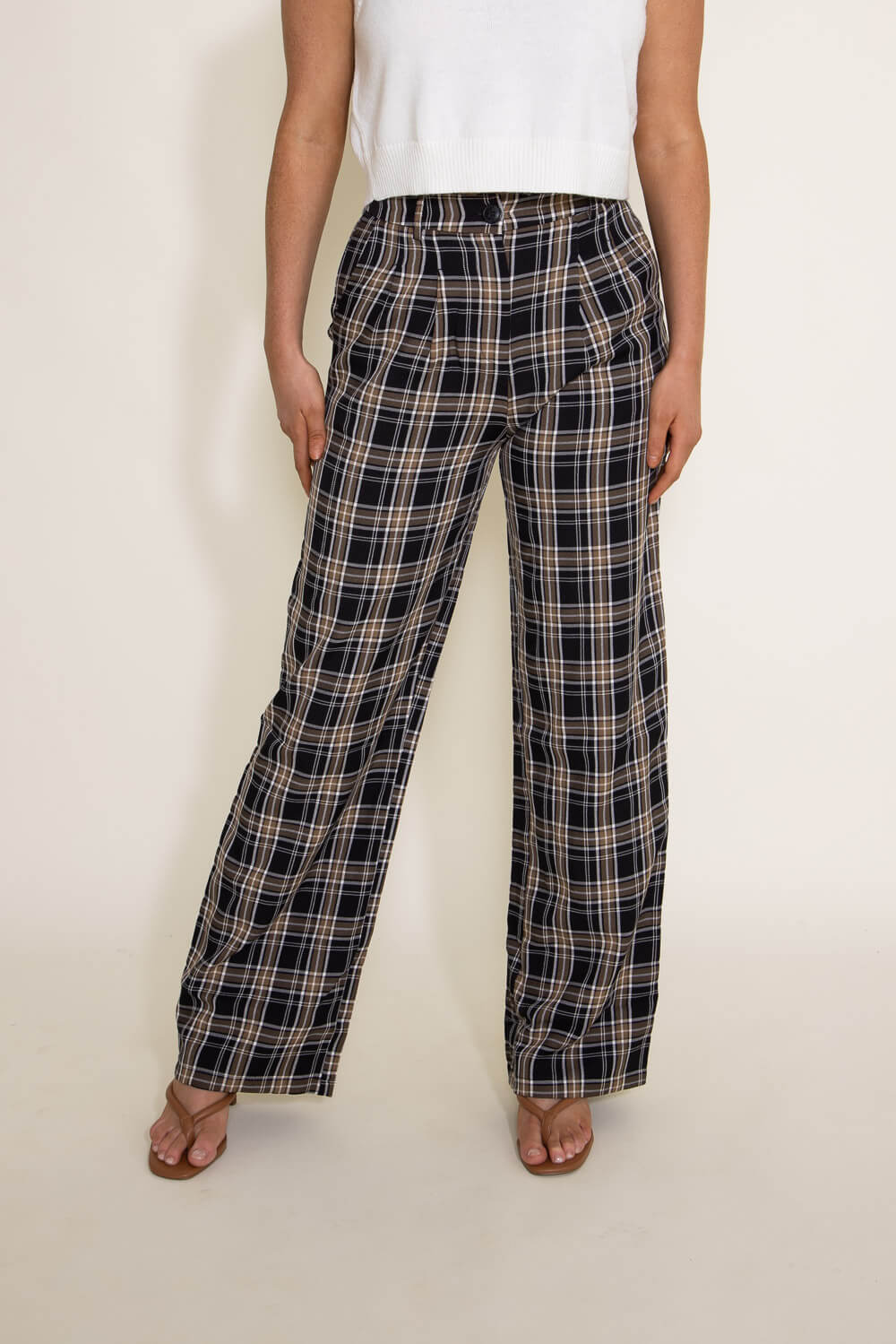 Anygrew Women Casual Wide Leg Pants High Waisted India | Ubuy