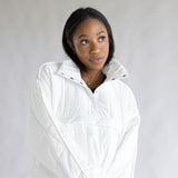 Quilted Pullover for Women in White