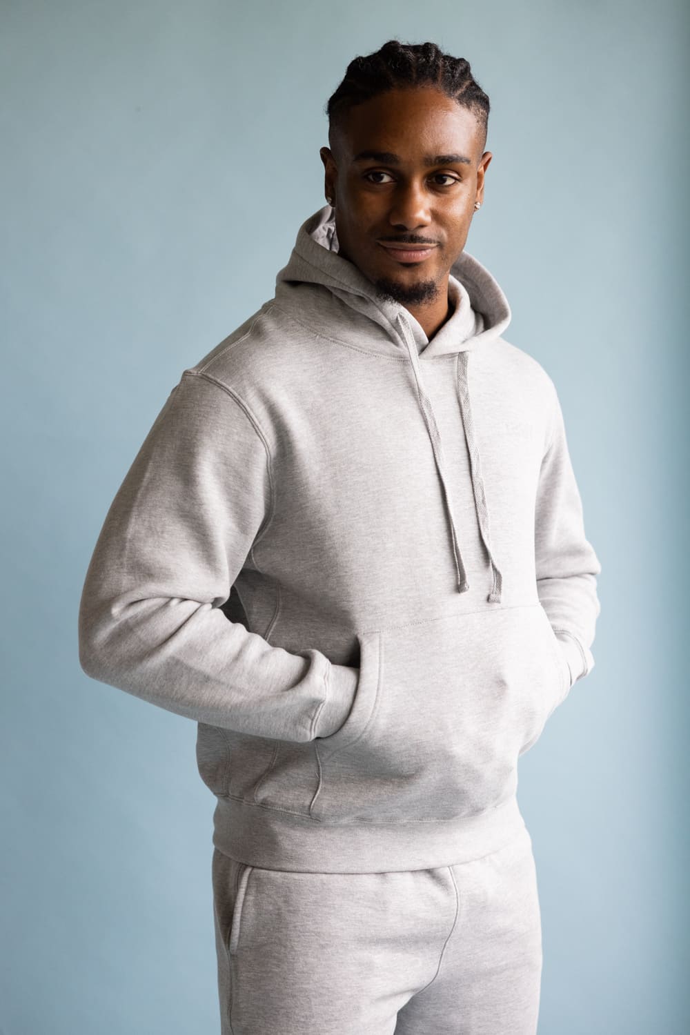 1897 Active City Hoodie for Men in Heather Grey