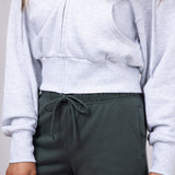 1897 Active Basic Fleece Shorts for Women in Green