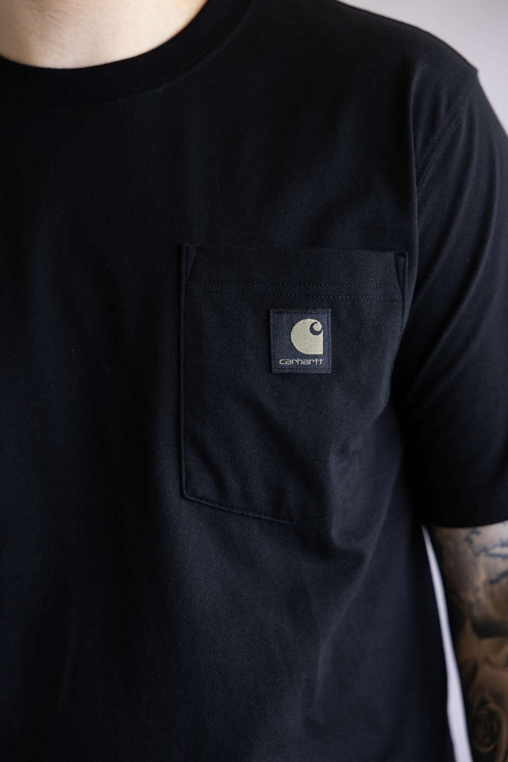 Carhartt Irvine Relaxed Block Camo T-Shirt for Men in Black