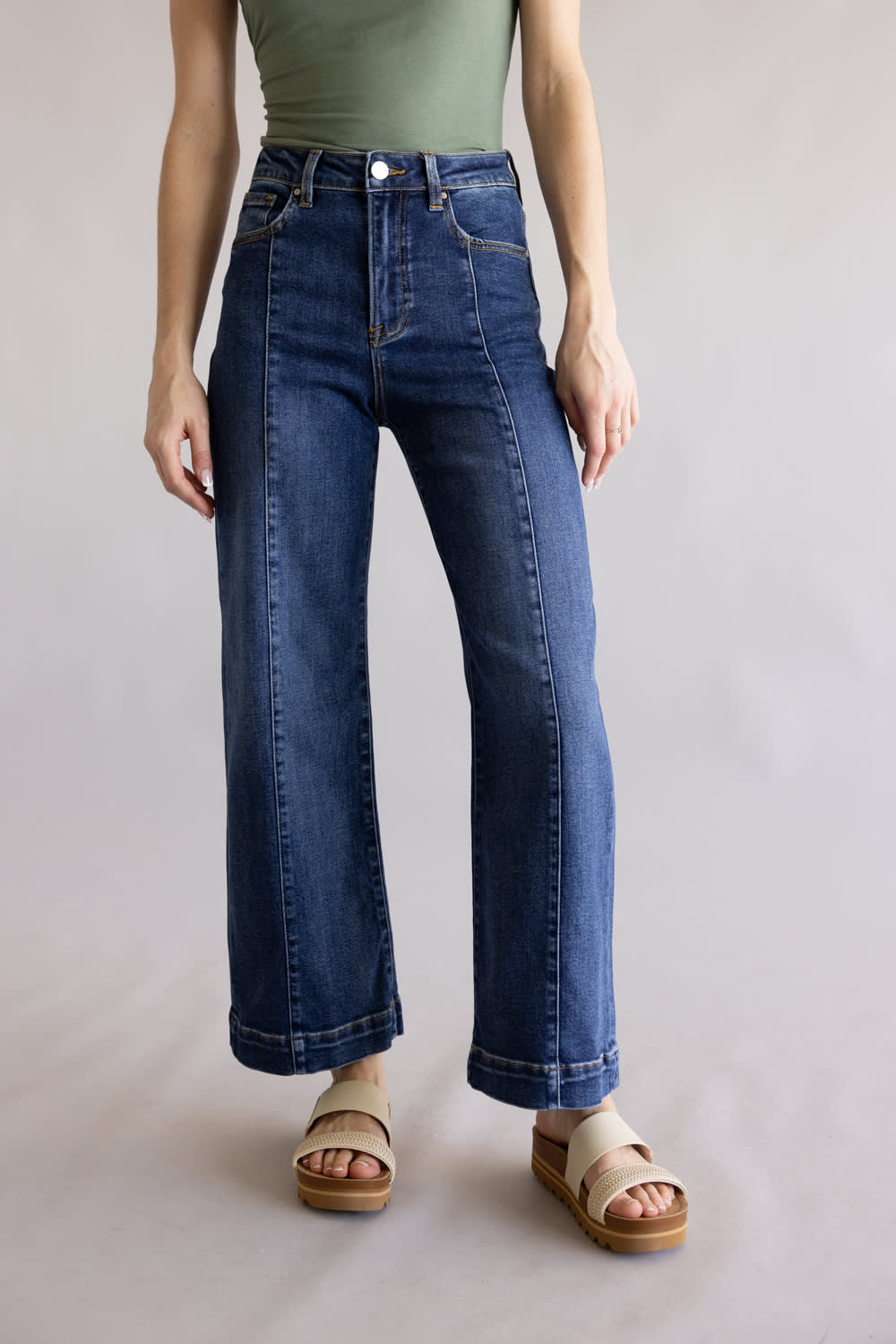 Risen High Rise Trouser Jeans for Women
