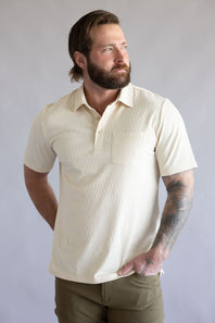 Weatherproof Vintage Diamond Polo for Men in Turtle Dove | S2631798GK-TURTLE DOVE