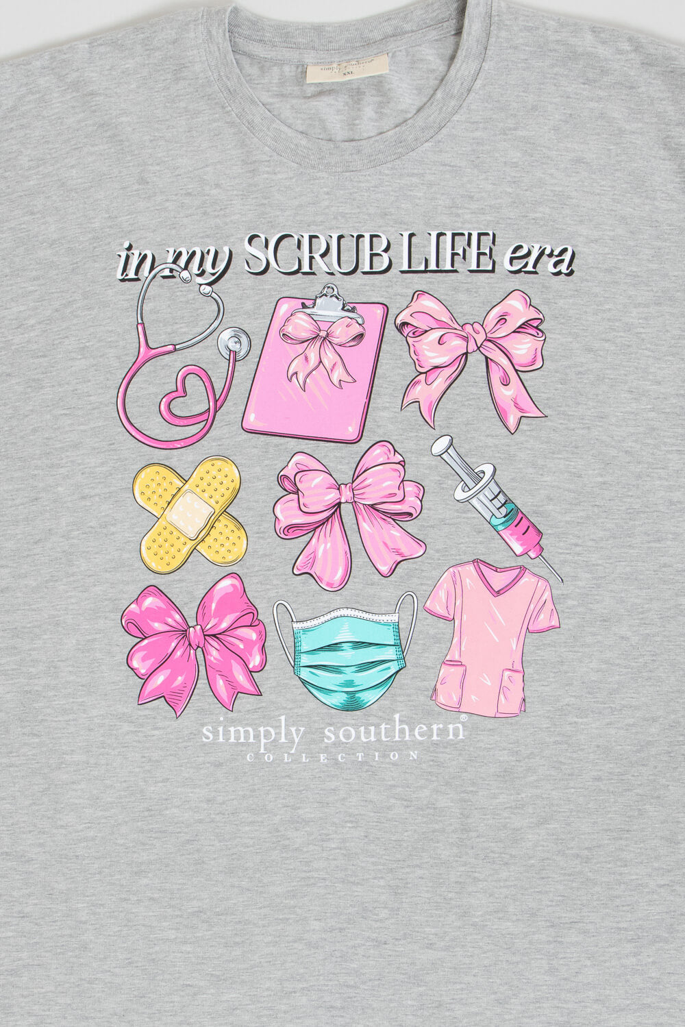 simply southern scrub life t shirt