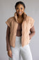 Simply Southern Lottie Puffer Vest for Women in Umber Brown