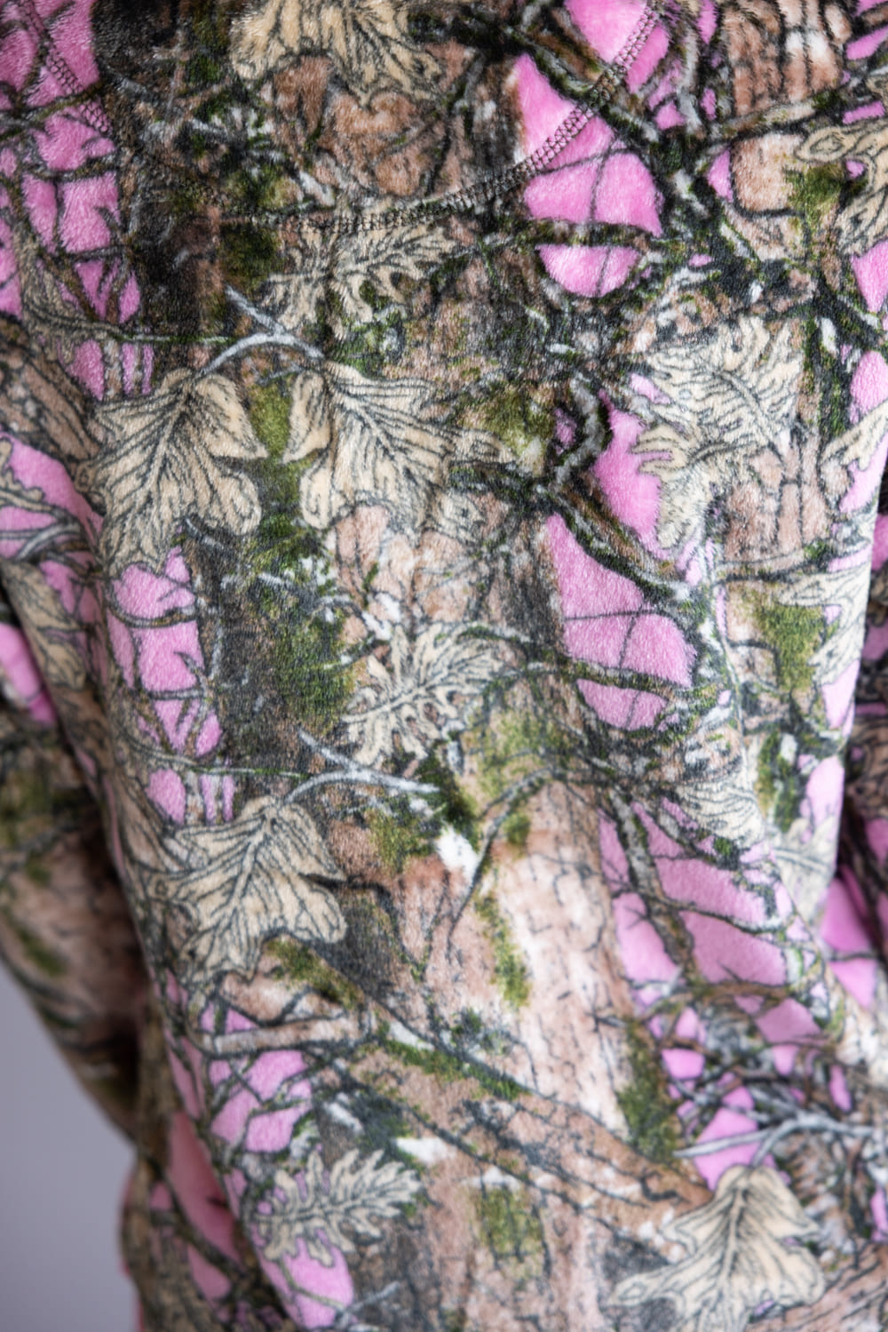 Simply Southern ¼ Zip Fleece Pullover for Women in Pink Camo