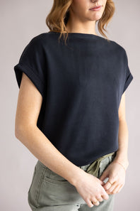 Soft Touch Top for Women in Black