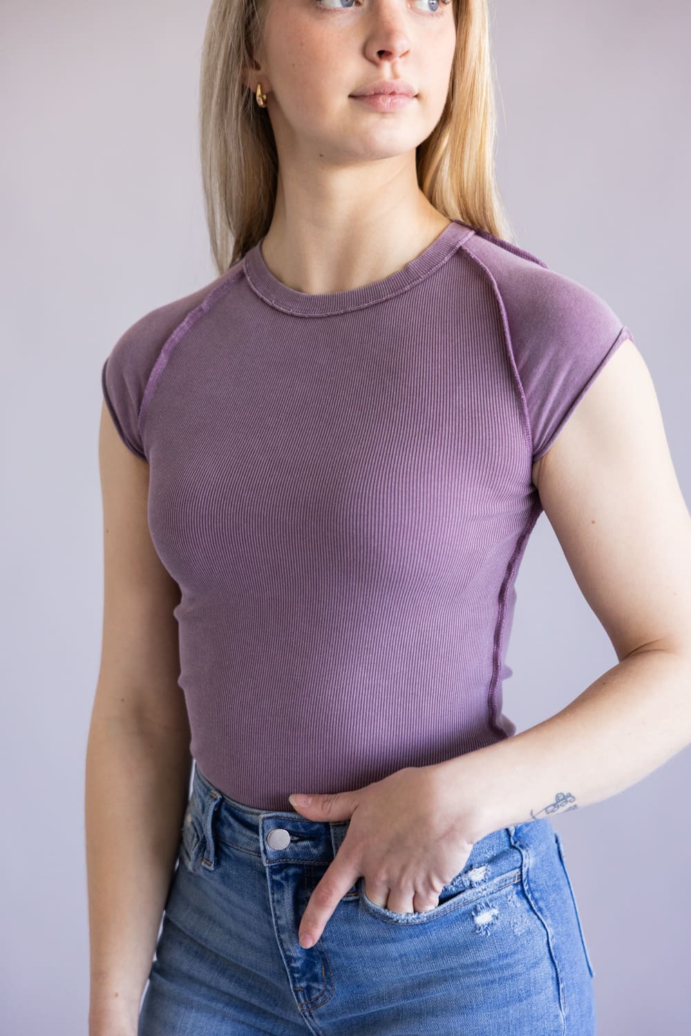 Free People We The Free Ever Had Tee for Women in Orchid