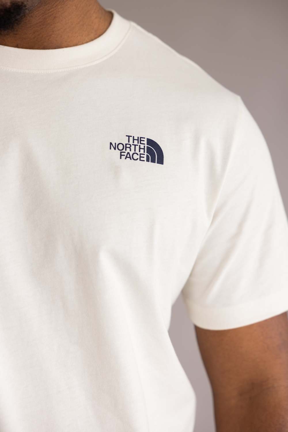 The North Face Stay Exploring Tee for Men in White Dune