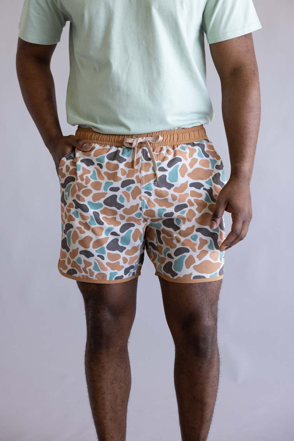 Burlebo Swim Shorts for Men in Bayside Camo