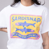 Sardisnap Oversized T-Shirt for Women in White