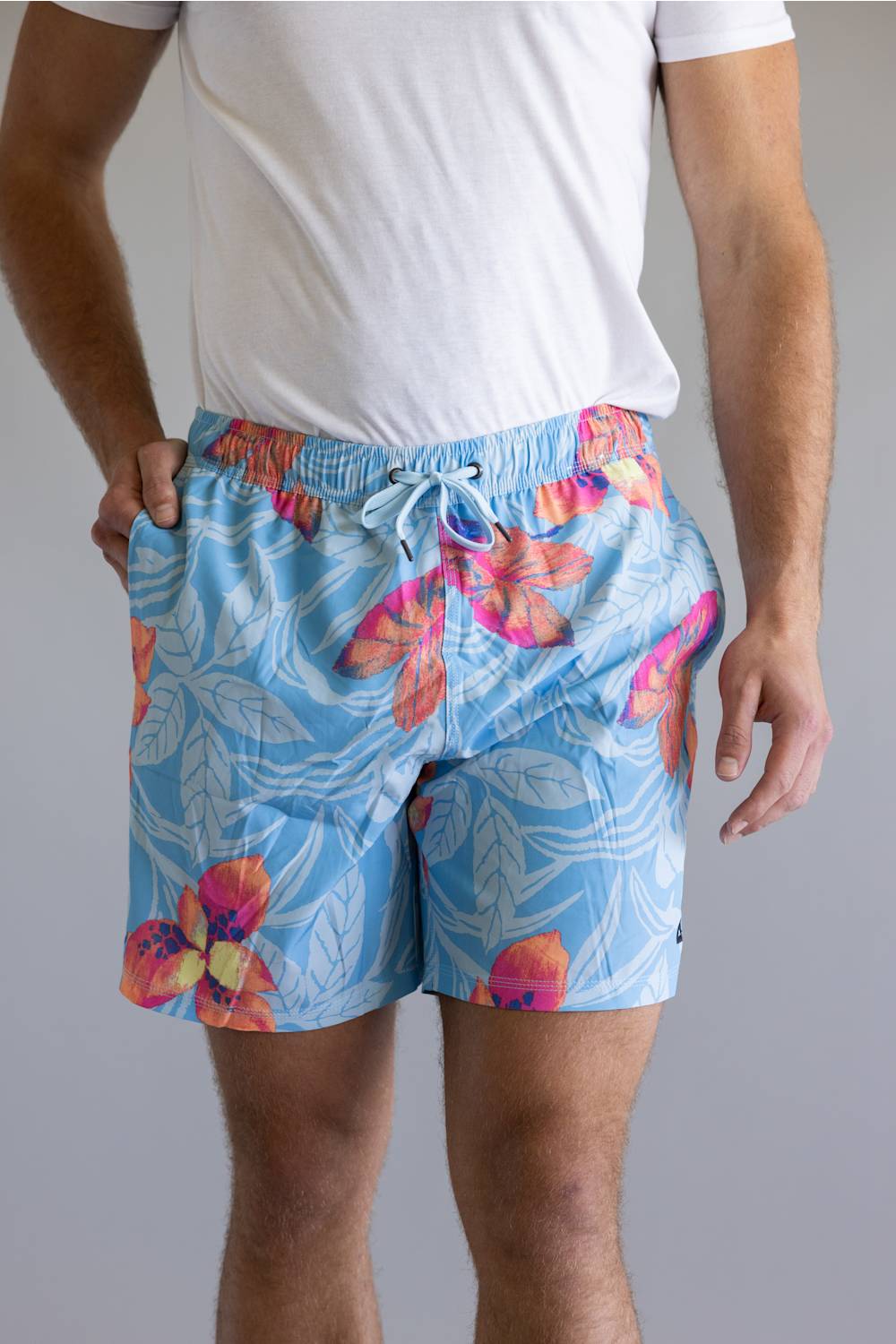 Saxx 2n1 Oh Buoy Swim Shorts for Men in Orchid Blue | SXSW04L-NOA