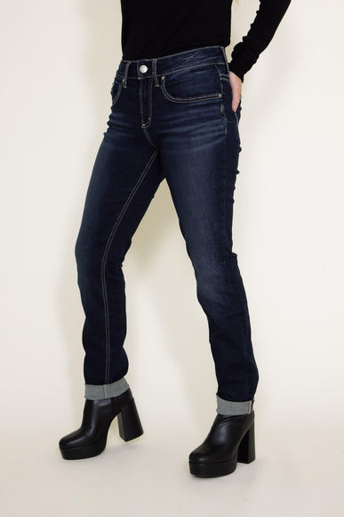 Silver Jeans Boyfriend Mid-Rise Slim Leg Jeans for Women