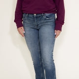 Silver Jeans Girlfriend Mid Rise Slim Leg Jeans for Women