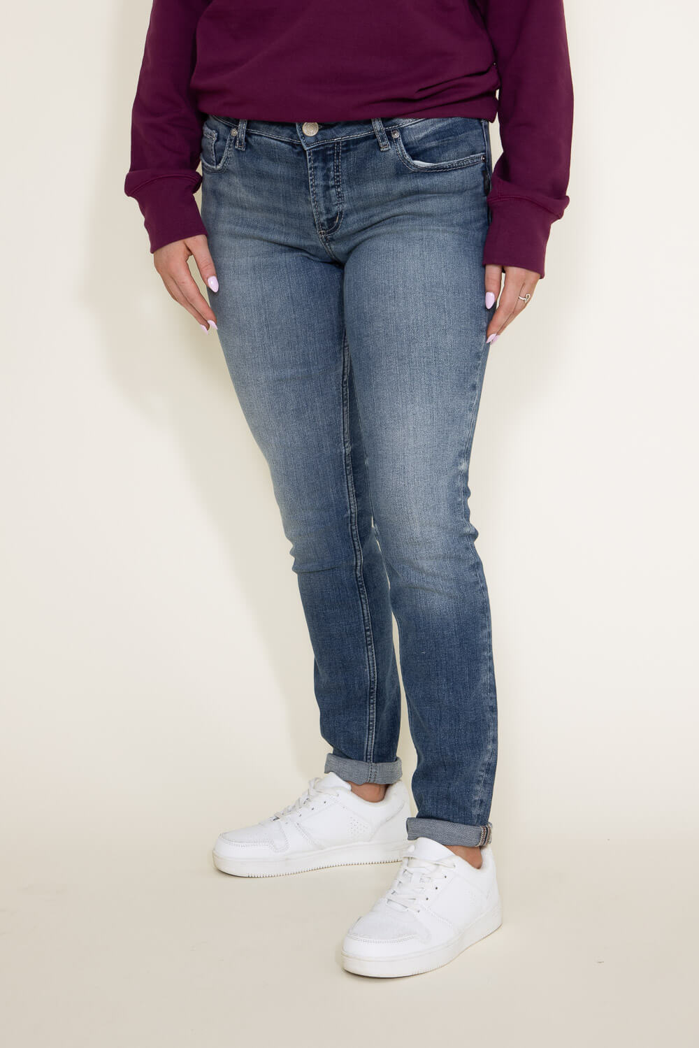 Silver Jeans Elyse Capri Jeans for Women