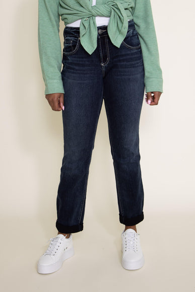Silver Jeans Mid-Rise Slim Leg Boyfriend Jeans for Women