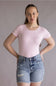 Simply Southern Double Layer T shirt Pink