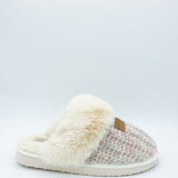 Simply Southern Open Slippers for Women in Grey