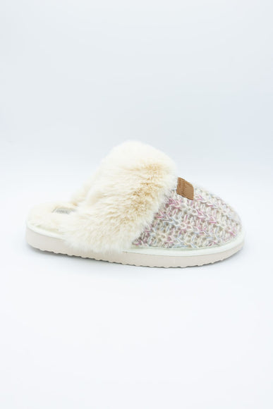 Simply Southern Open Slippers for Women in Light Grey