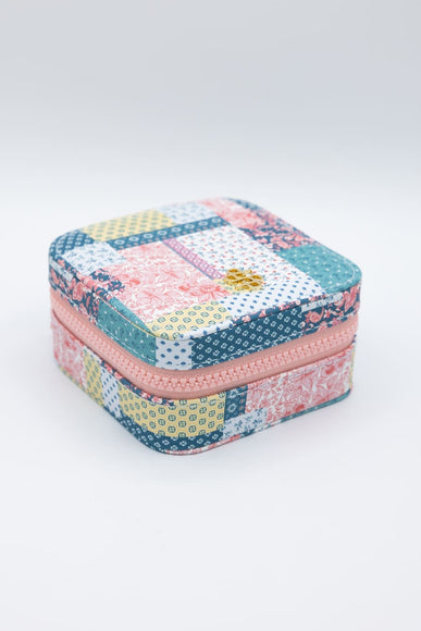 Simply Southern Quilt Pattern Jewelry Box Case in Multi