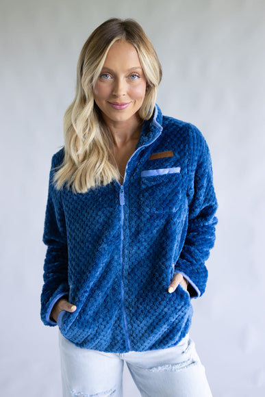 Simply Southern Simply Soft Jacket for Women in Dark Blue