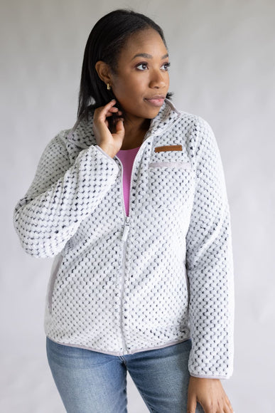Simply Southern Simply Soft Jacket for Women in Frost Grey