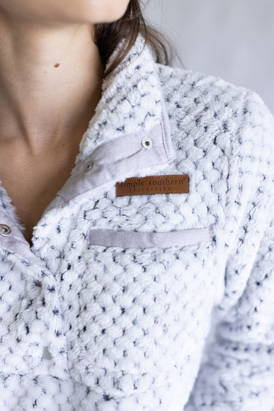 Simply Southern Simply Soft Pullover for Women in Frost Grey