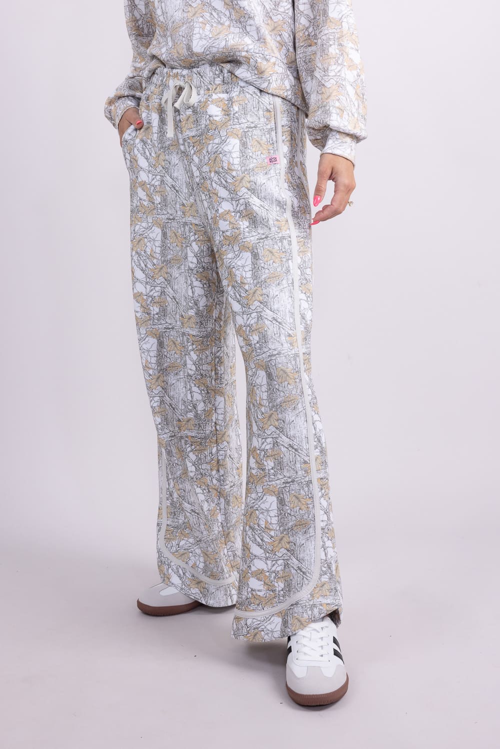 Simply Southern Sloan Modal Pants for Women in White Camo | PP