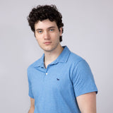 Men's Simply Southern Solid Polo for Men in Blue