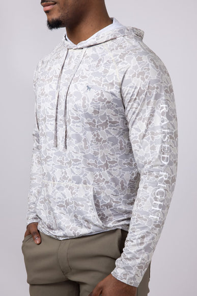 Simply Southern Sport Hoodie for Men in Grey Camo