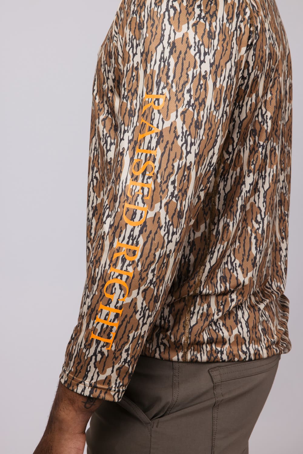 Simply Southern Mens Sport Shirt for Men in Brown Camo