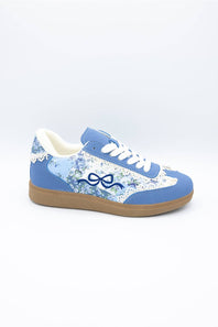 Simply Southern Summer Sneakers for Women in Blue Bow
