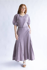 Simply Southern Washed Dress for Women in Dark Gray