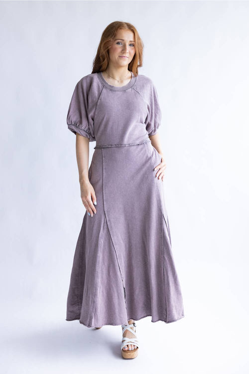 Simply Southern Washed Dress for Women in Dark Gray