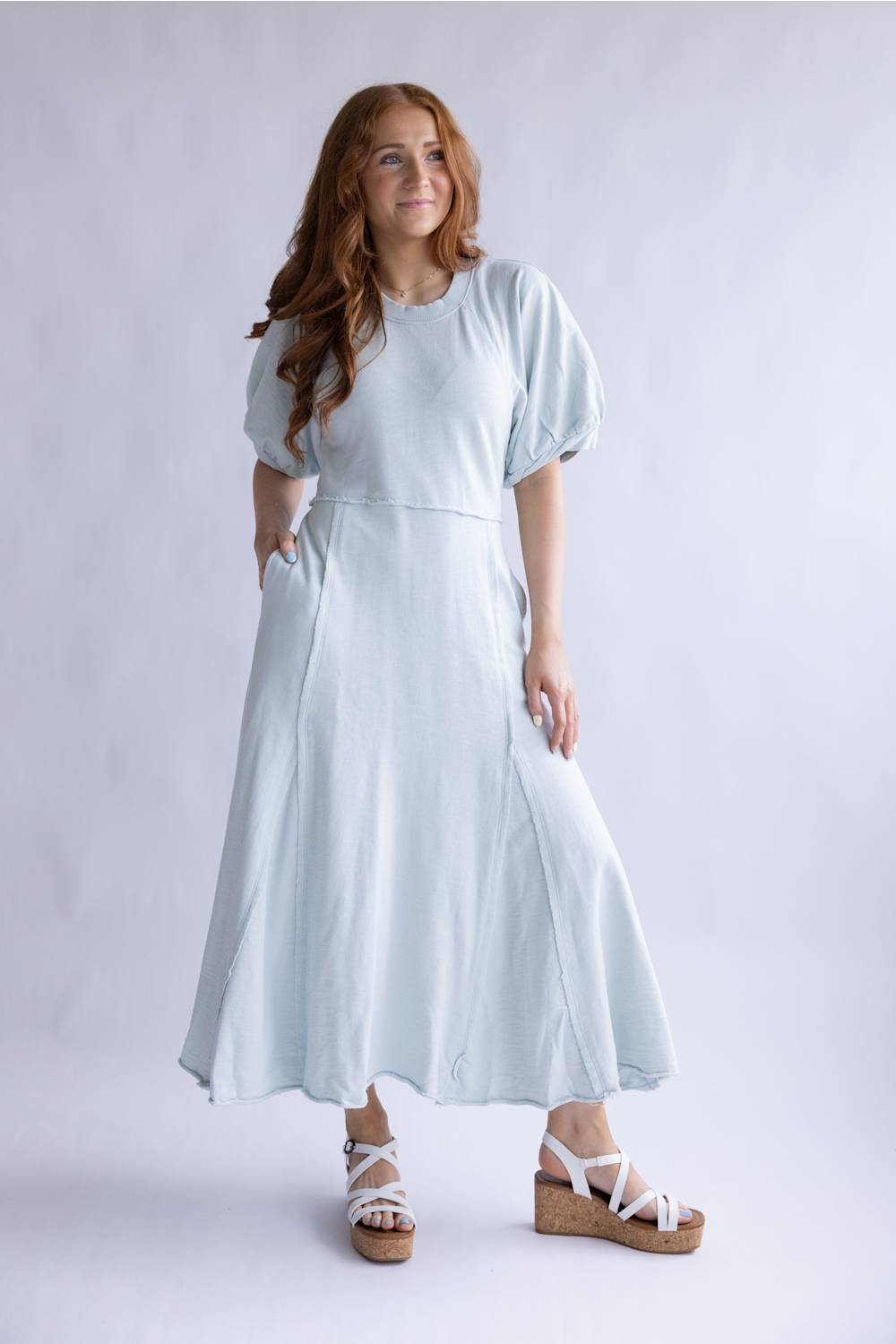Simply Southern Washed Dress for Women in Mist