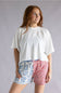 Simply Southern Washed Tee for Women in Pearl