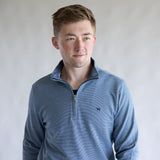 Simply Southern ¼ Zip Neck for Men in Navy