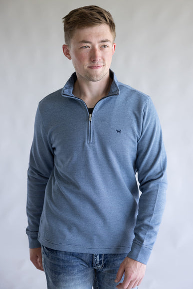 Simply Southern ¼ Zip Neck for Men in Navy