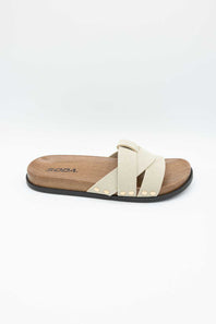 Soda Scout Slide Sandals in Wheat 