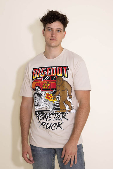 Big Foot Graphic T-Shirt for Men in Natural