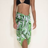 Swim Cover Up Sarong for Women in Green