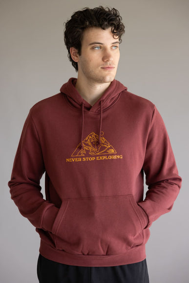 The North Face Evolution Mountain Hoodie for Men in Red