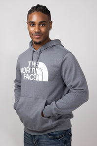 The North Face Half Dome Hoodie for Men in Grey Heather 