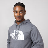 The North Face Half Dome Hoodie for Men in Grey Heather 