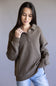 Thread & Supply Arizona Pullover Top for Women in Chocolate