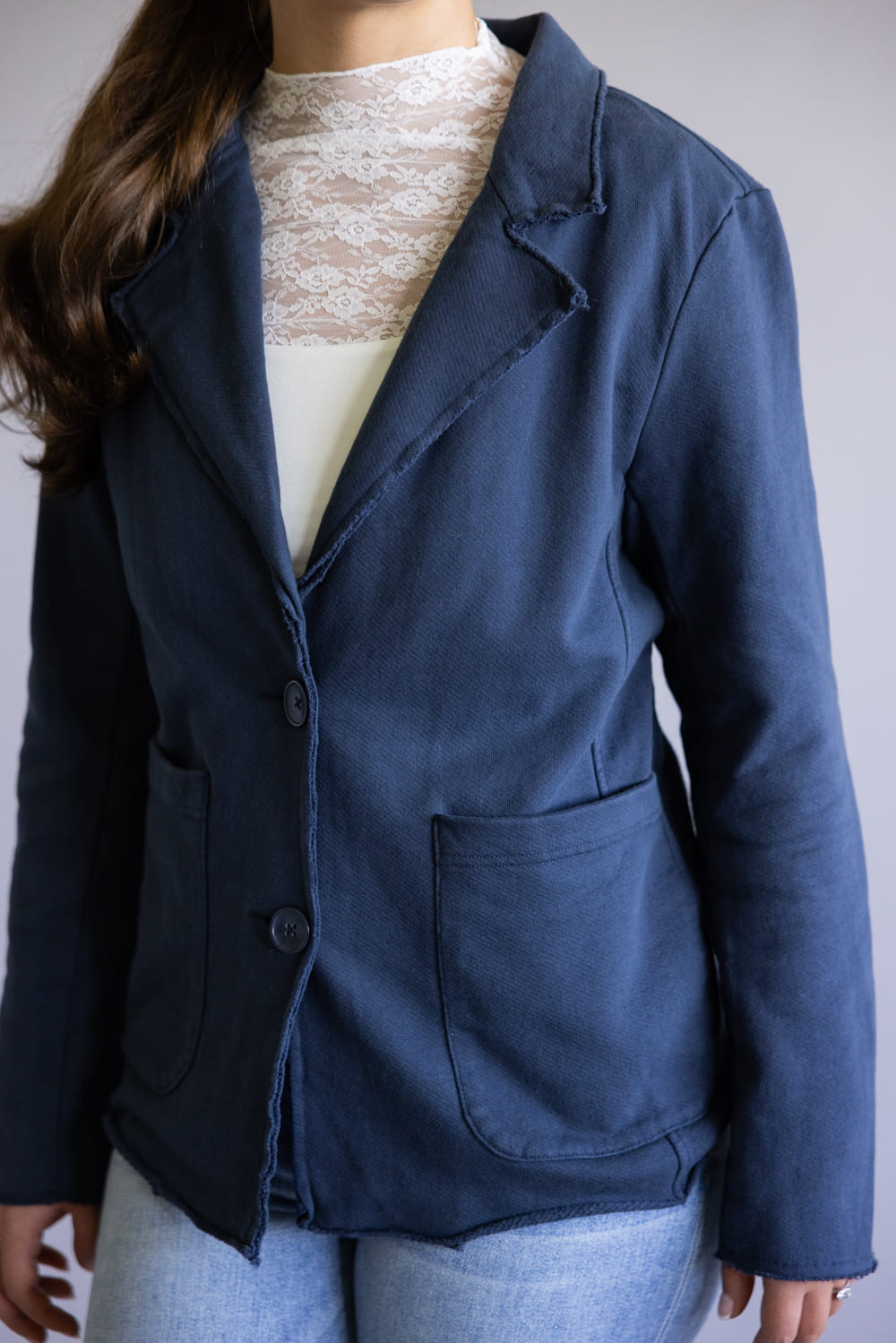 Thread & Supply Brandy Blazer for Women in Blue Nights
