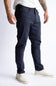 Copper & Oak Faille 5 Pocket Pants for Men in Deep Navy