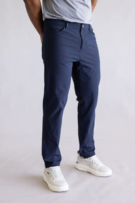 Tricot Prime Time Performance Pants for Men in Navy