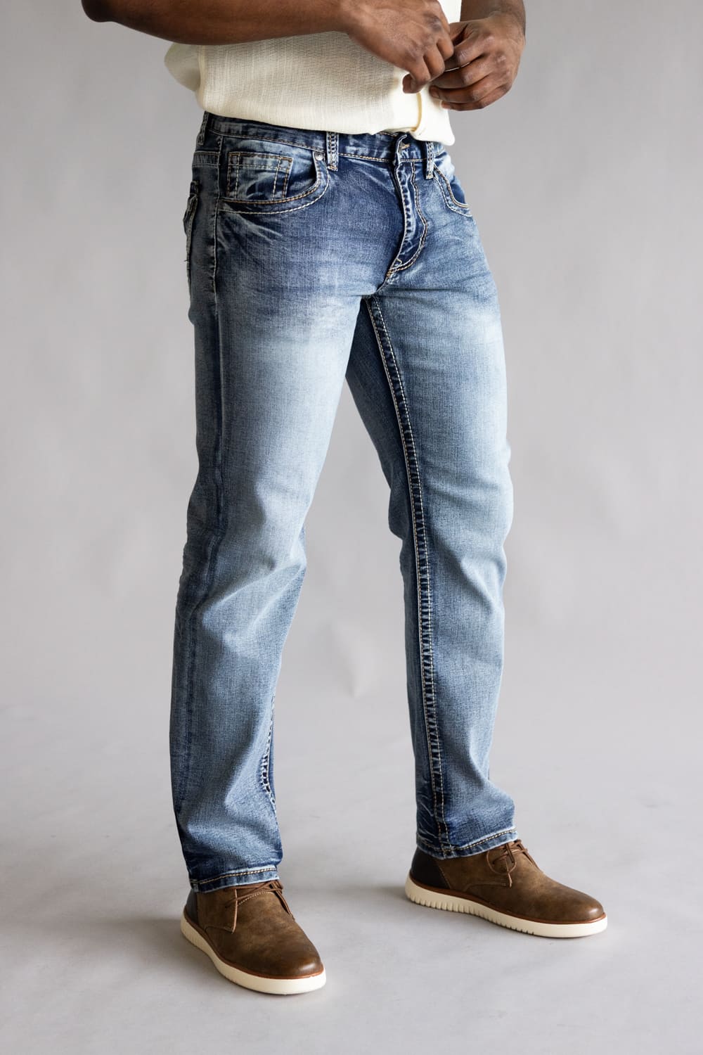 True Luck Micah Straight Jeans for Men | TL24081006 – Glik's